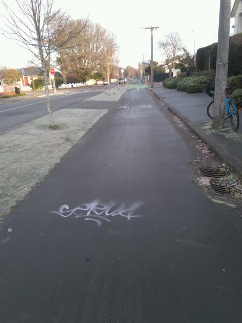 Graffiti, a report photo
