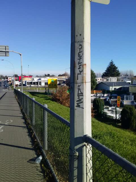 Graffiti, a report photo