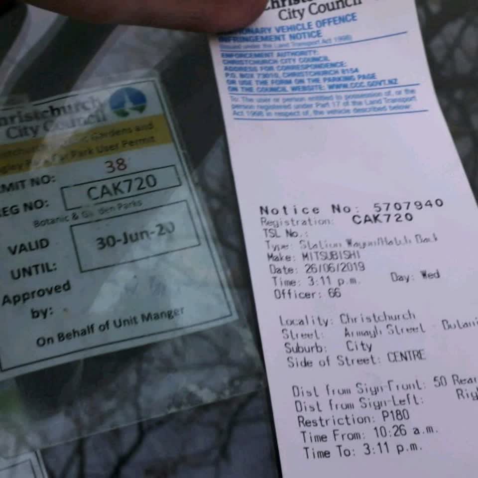 The photograph attached to this parks report