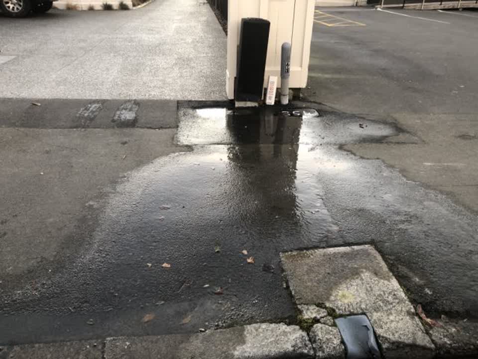 The photograph attached to this water supply report