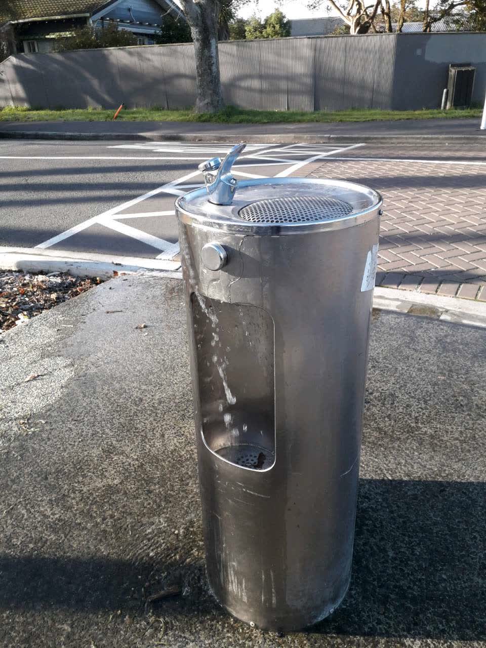 The photograph attached to this water supply report