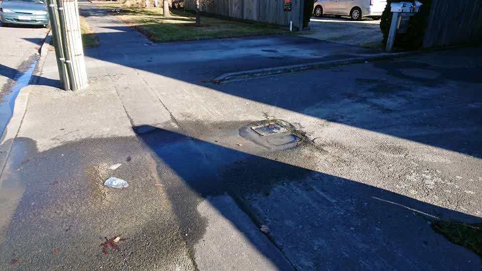 The photograph attached to this water supply report