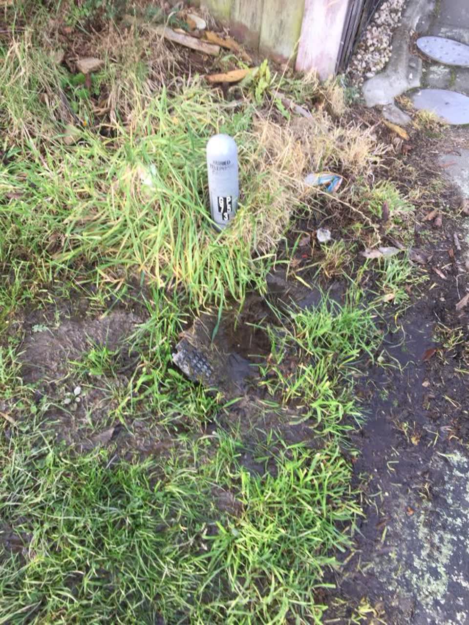 The photograph attached to this water supply report