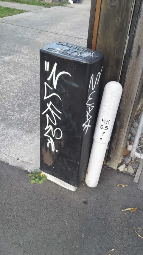 Graffiti, a report photo