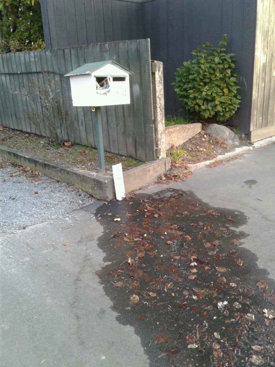 The photograph attached to this water supply report
