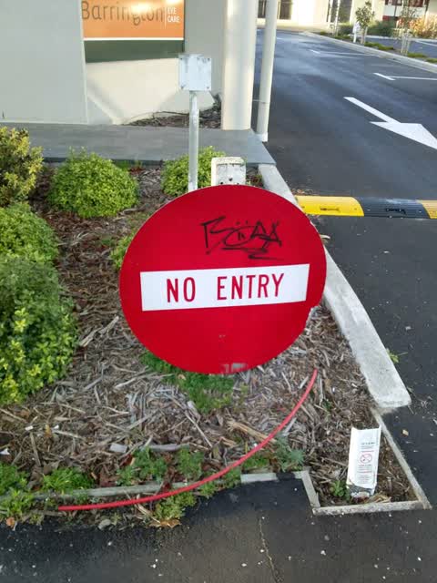 Graffiti, a report photo