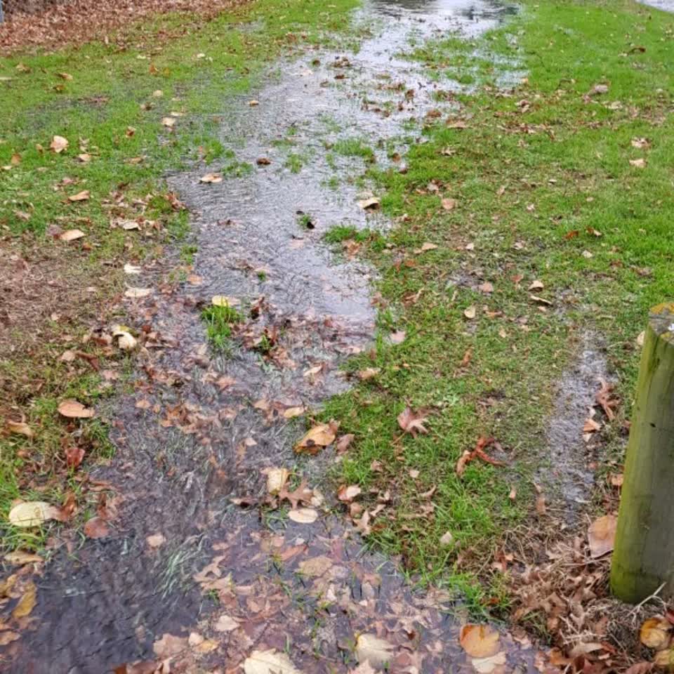 The photograph attached to this water supply report