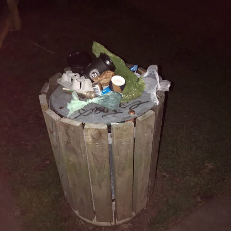 The photograph attached to this rubbish/recycling report
