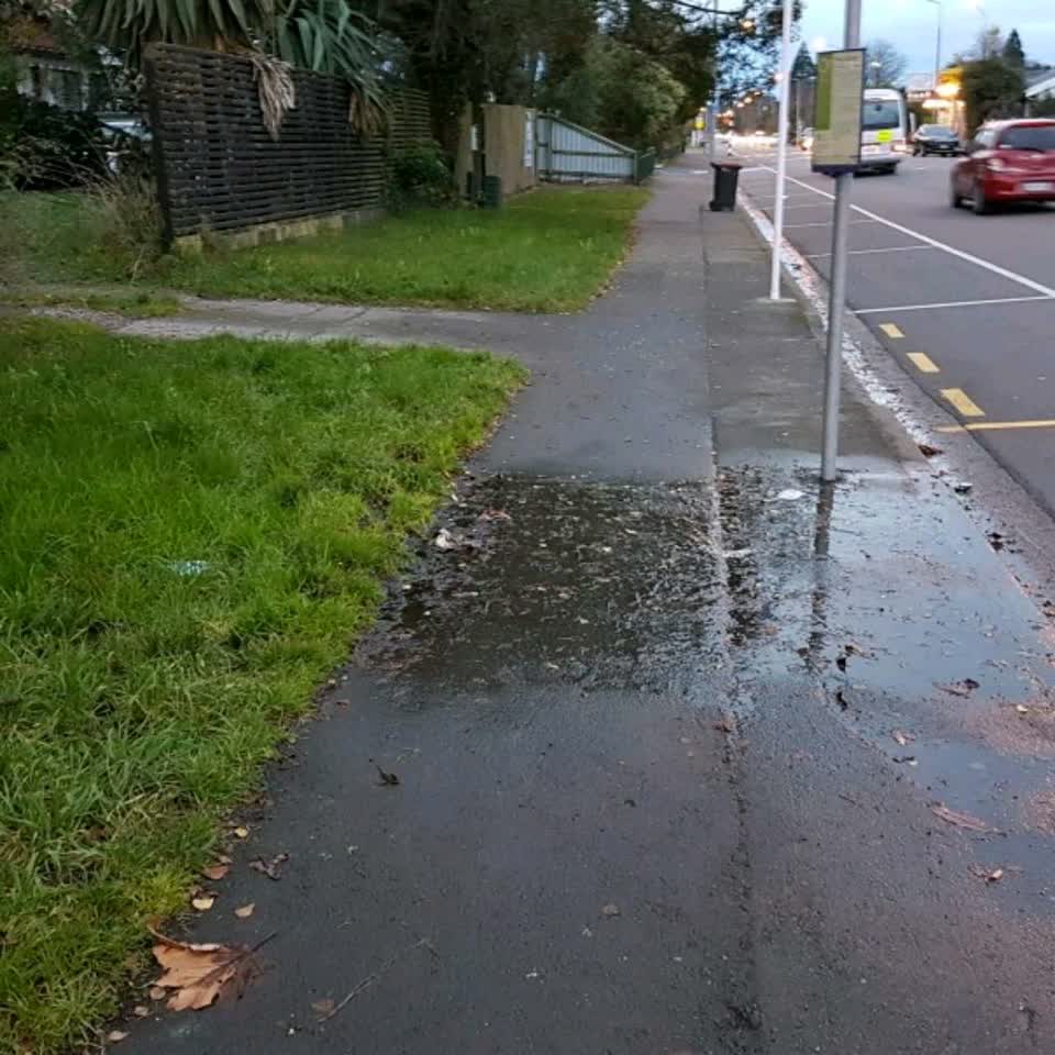 The photograph attached to this water supply report