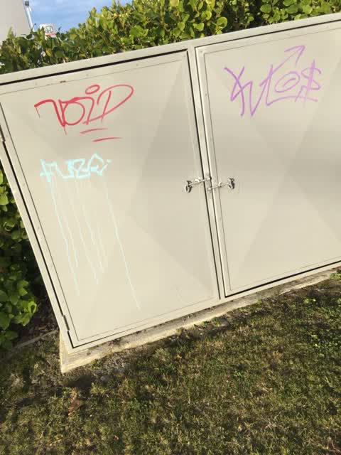 Graffiti, a report photo