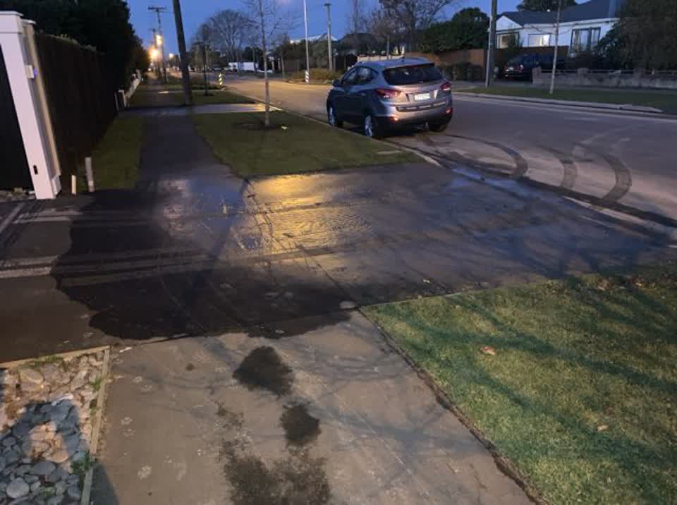 The photograph attached to this wastewater/stormwater report