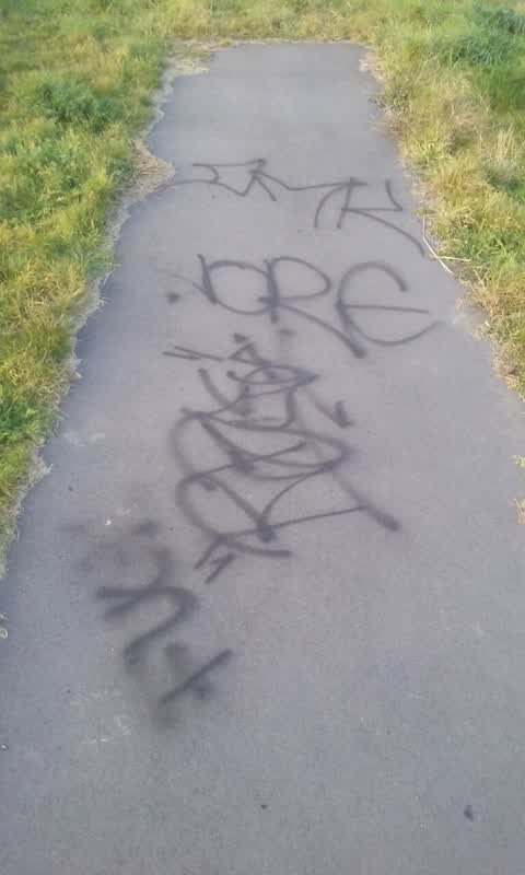 Graffiti, a report photo