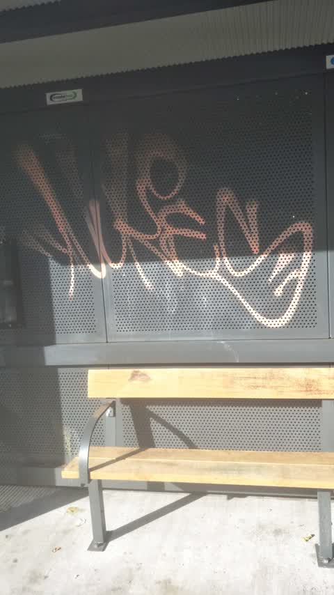 Graffiti, a report photo