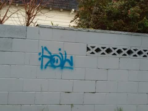 Graffiti, a report photo