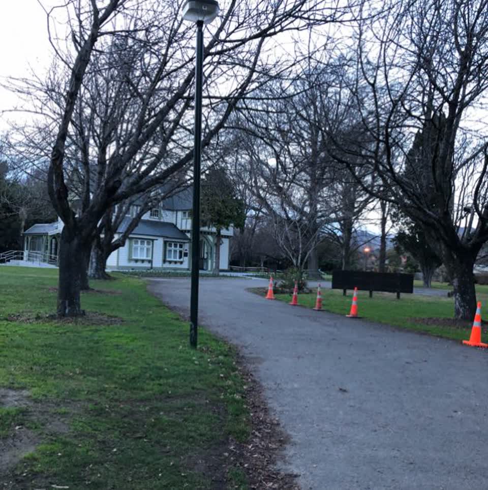 The photograph attached to this parks report