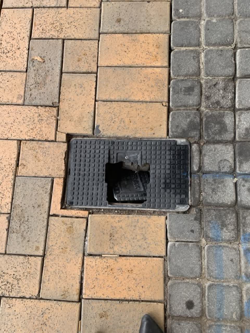 The photograph attached to this wastewater/stormwater report
