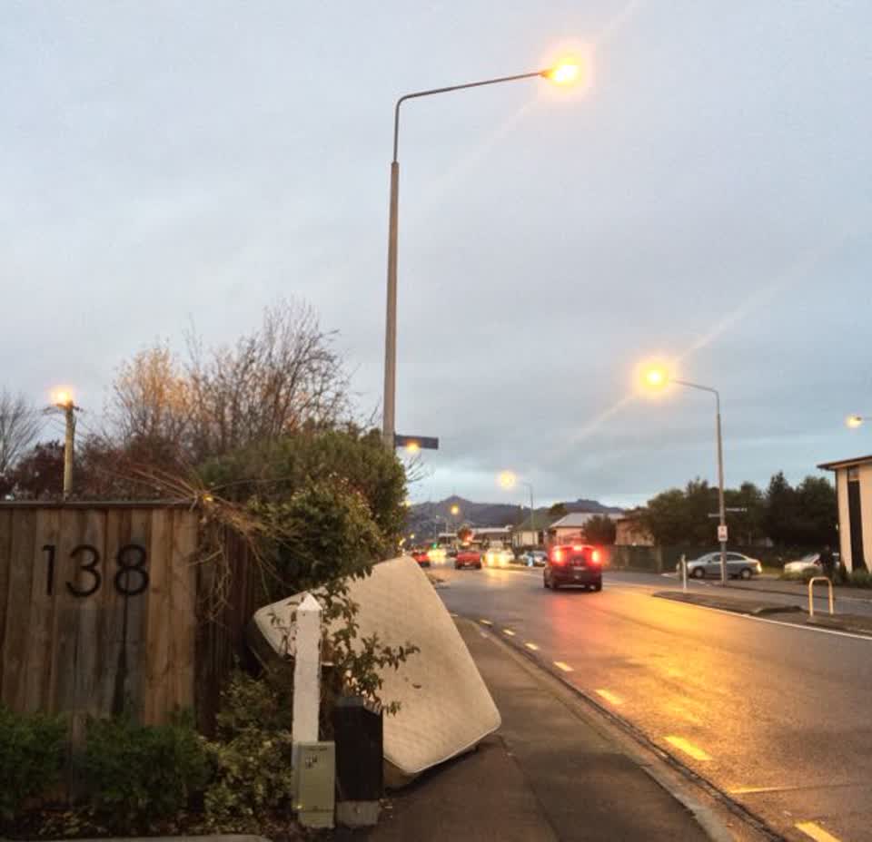 The photograph attached to this rubbish/recycling report
