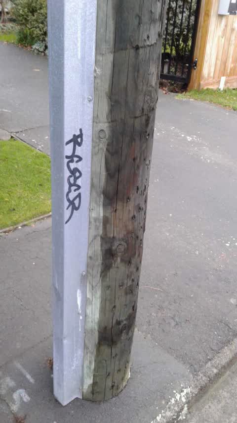 Graffiti, a report photo