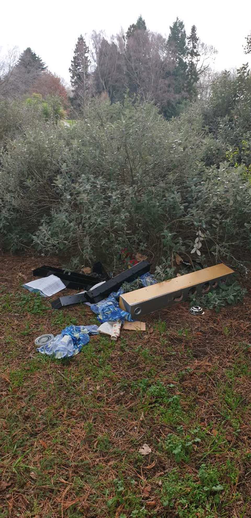 The photograph attached to this rubbish/recycling report