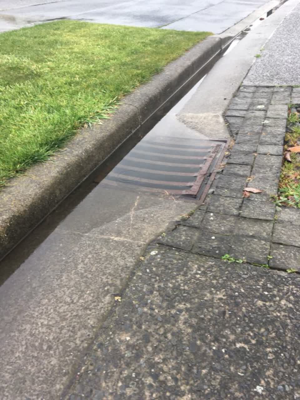 The photograph attached to this wastewater/stormwater report