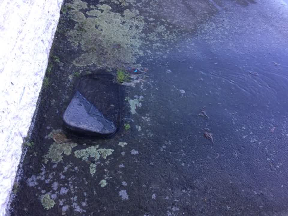 The photograph attached to this water supply report