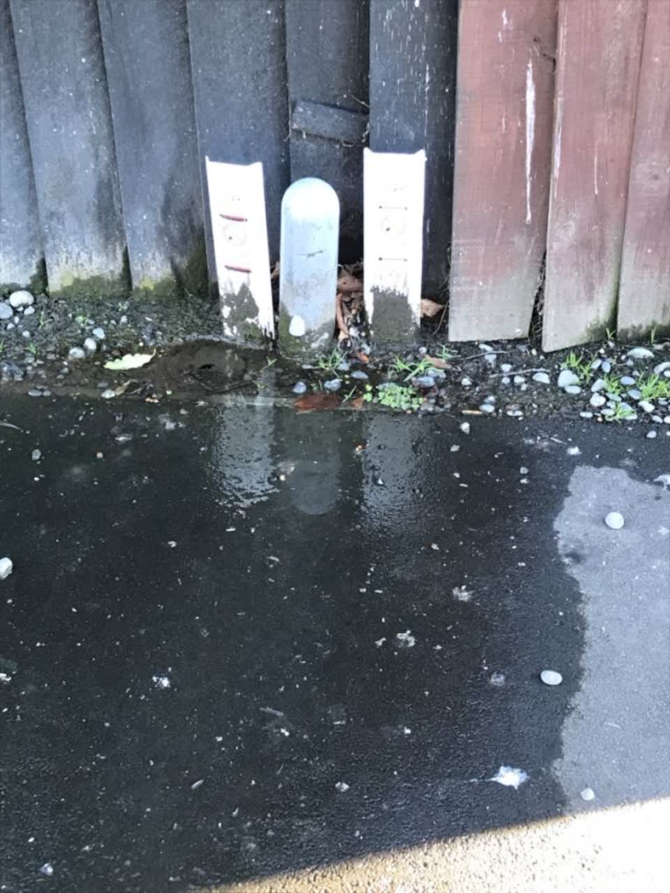 The photograph attached to this wastewater/stormwater report