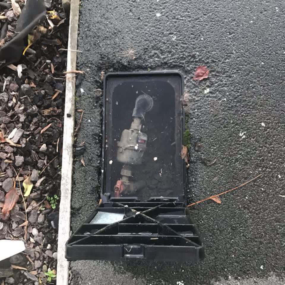 The photograph attached to this water supply report