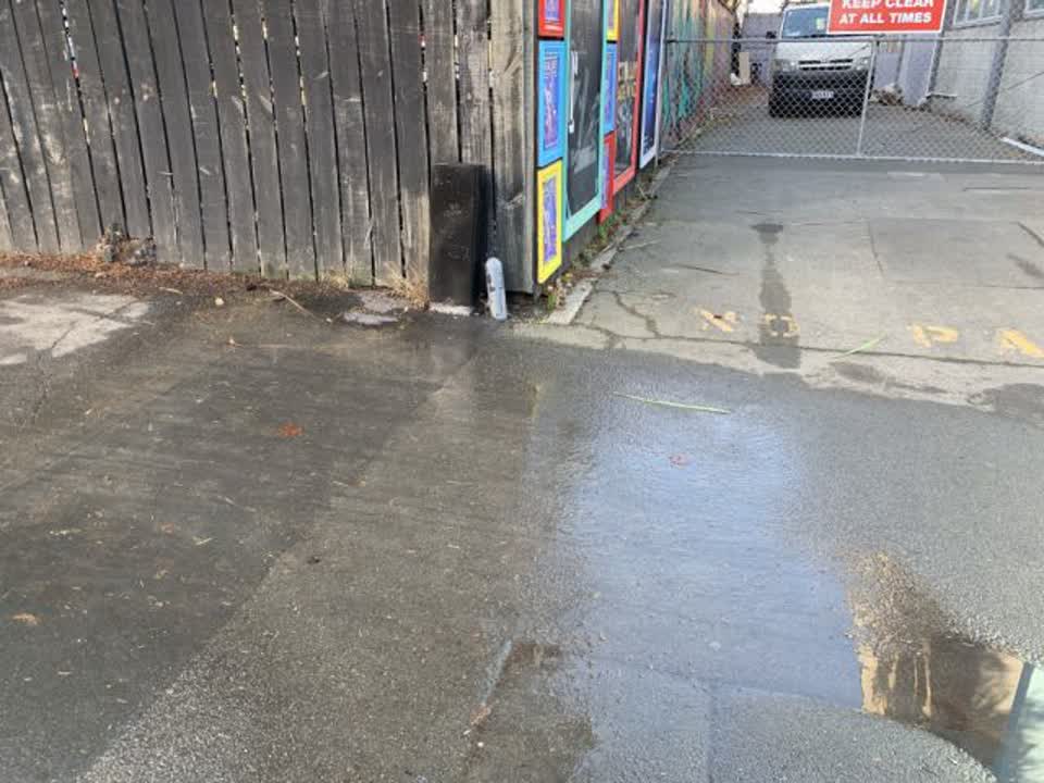 The photograph attached to this water supply report