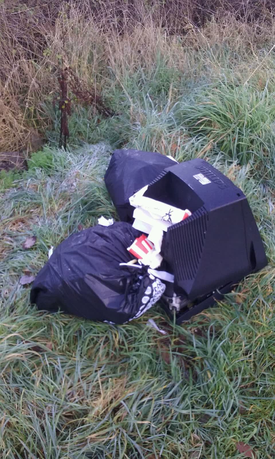 The photograph attached to this rubbish/recycling report