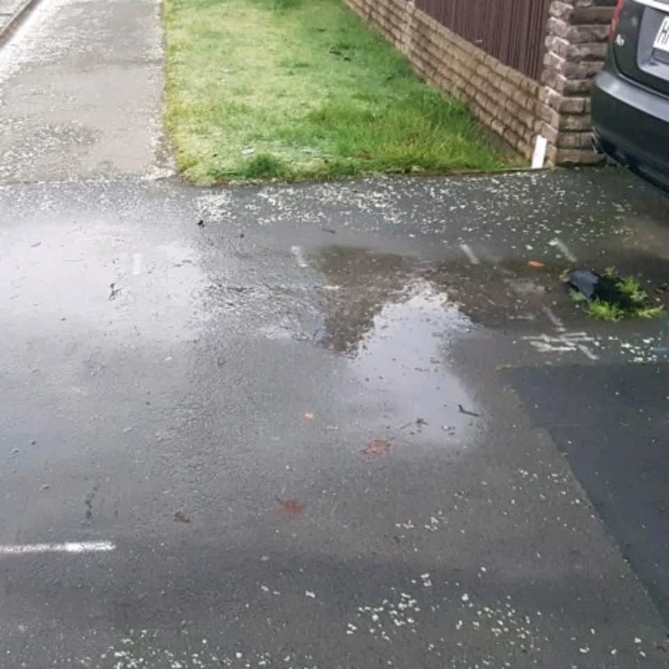 The photograph attached to this wastewater/stormwater report