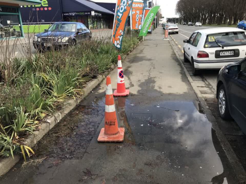 The photograph attached to this water supply report