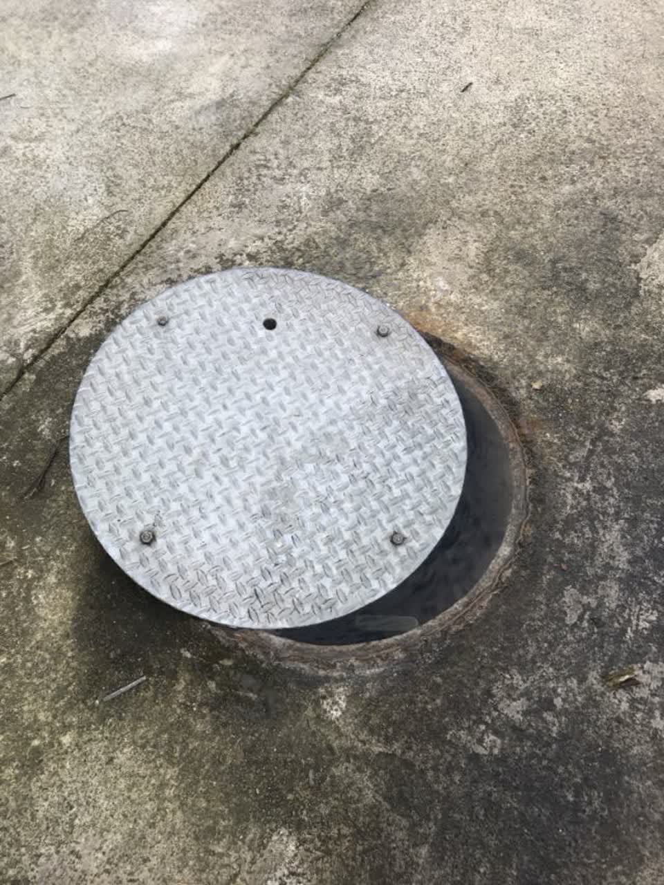 The photograph attached to this wastewater/stormwater report