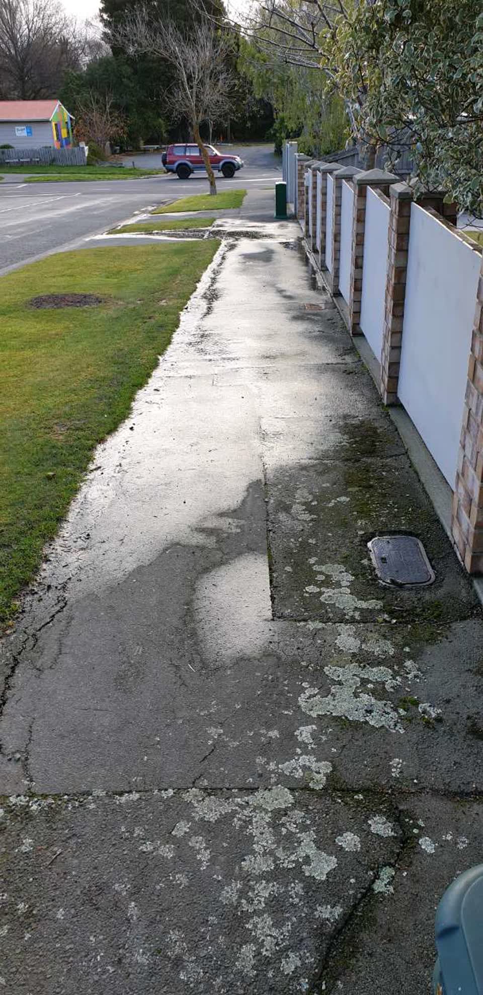 The photograph attached to this water supply report