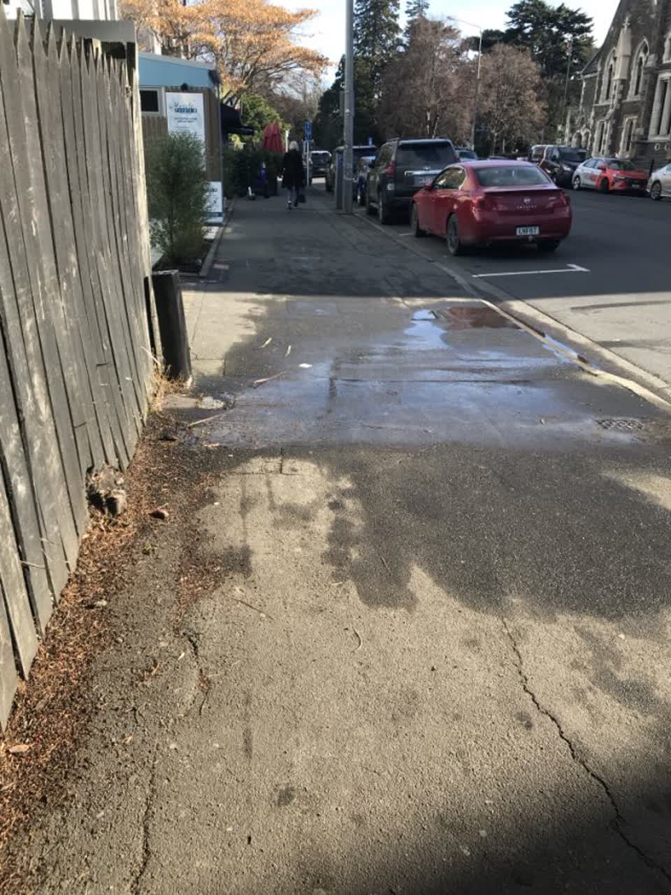The photograph attached to this water supply report