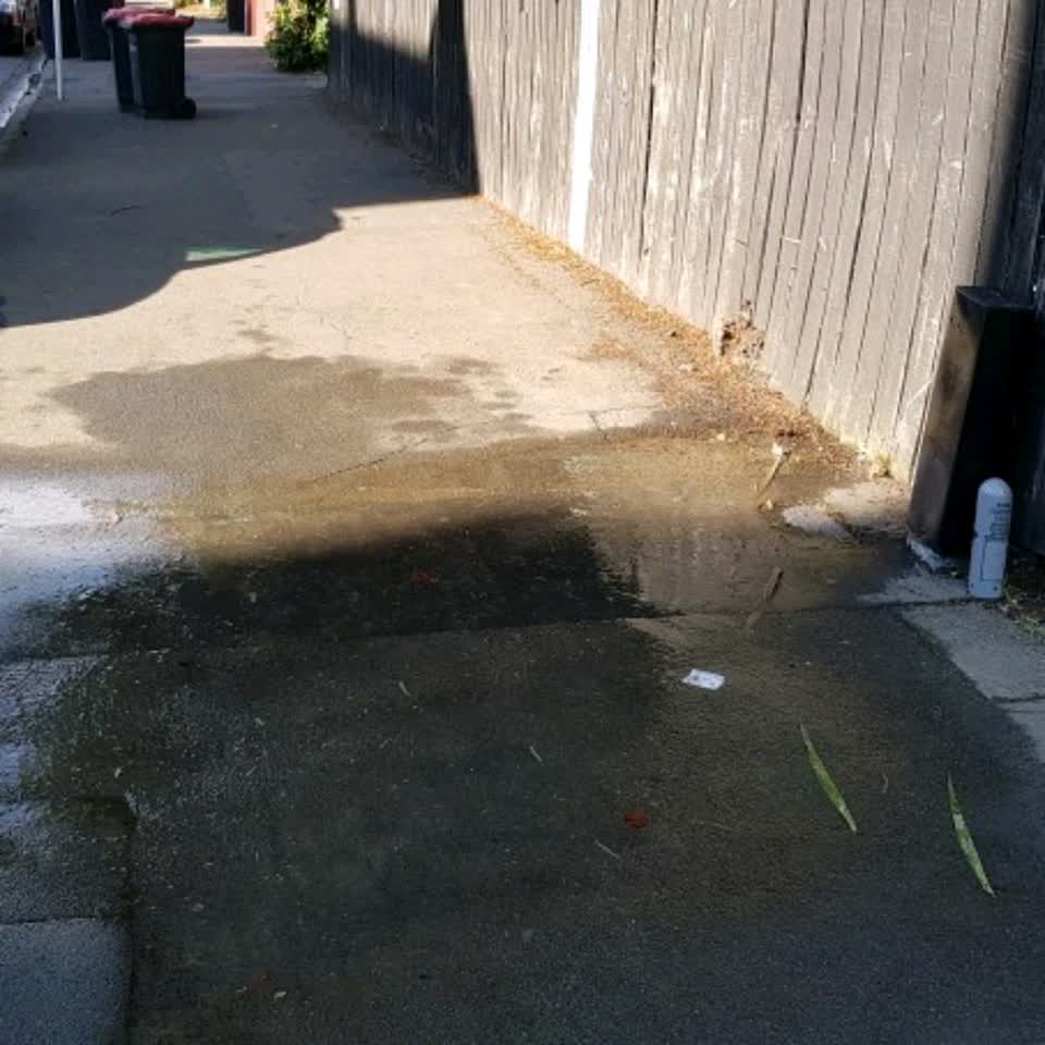 The photograph attached to this water supply report