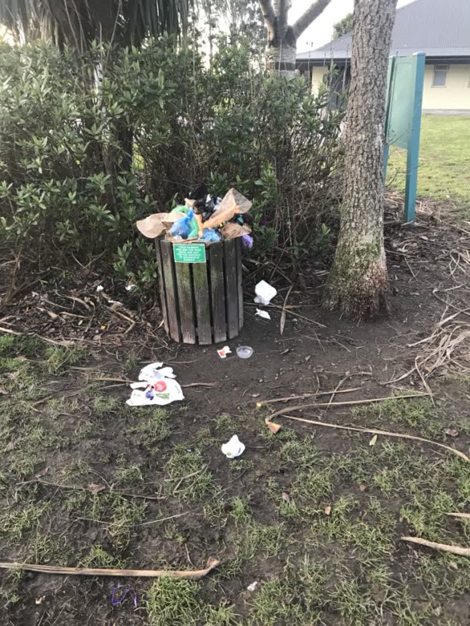 The photograph attached to this parks report