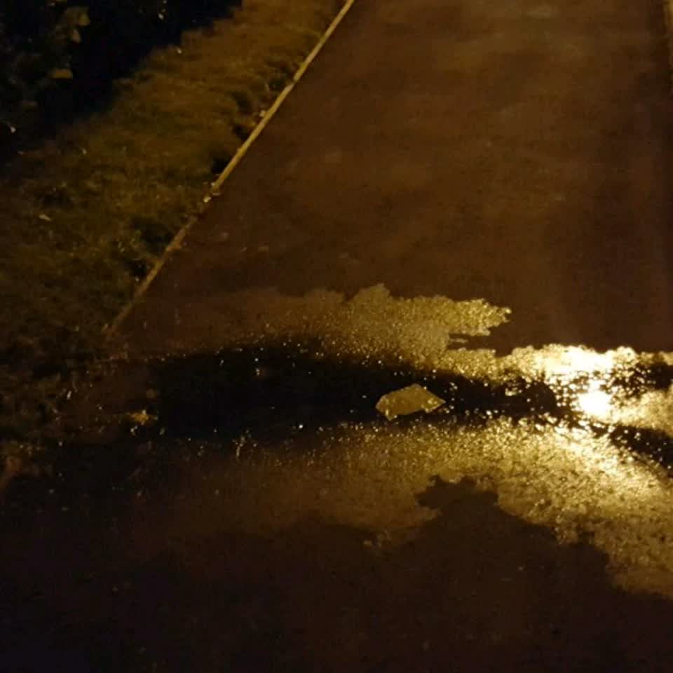 The photograph attached to this water supply report