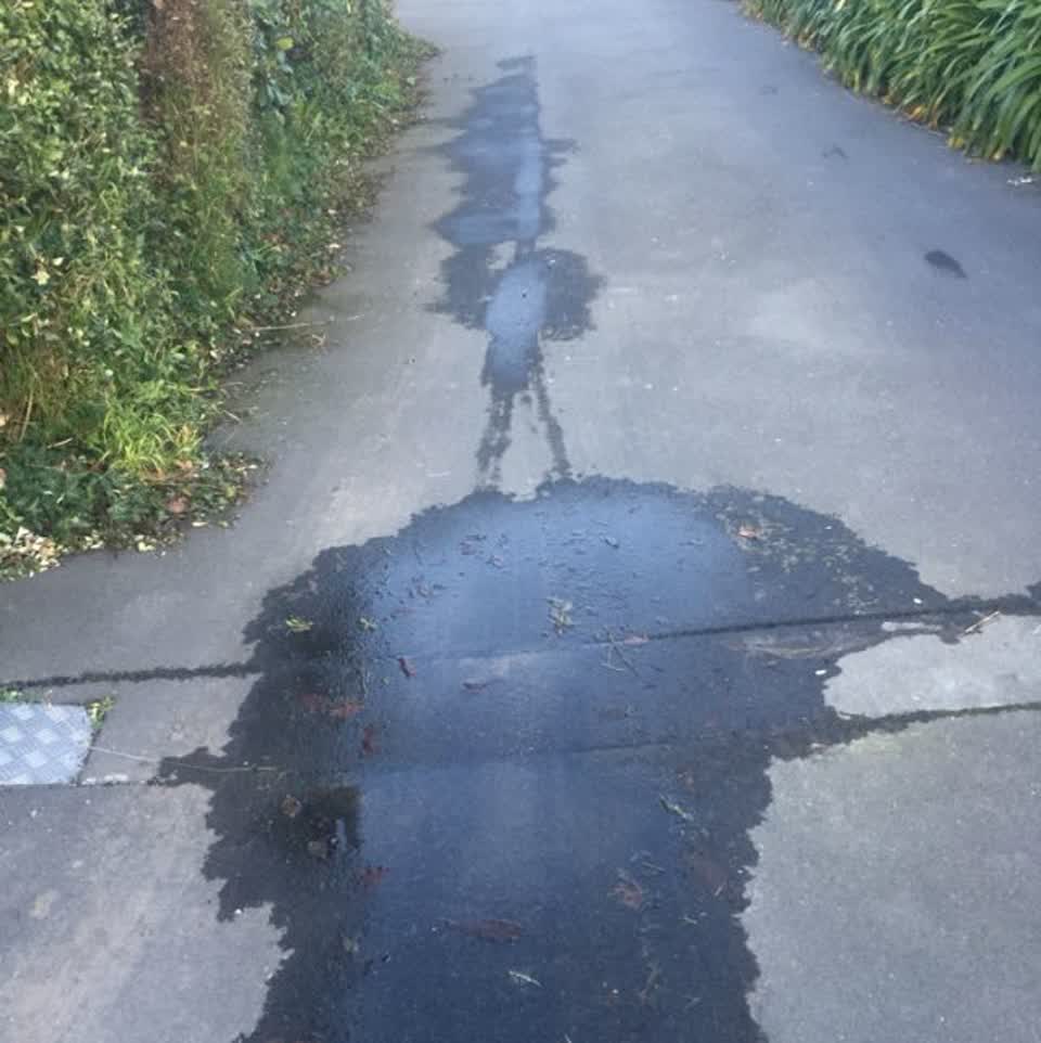 The photograph attached to this flooding report