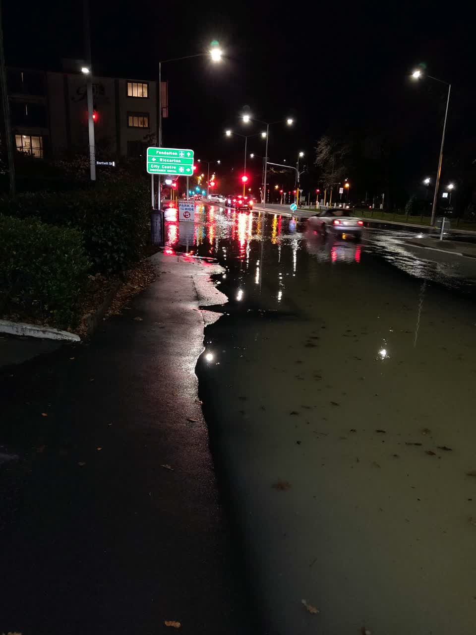 The photograph attached to this wastewater/stormwater report