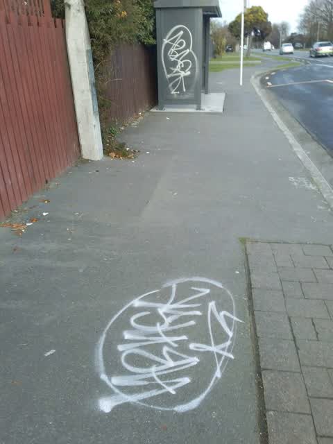 Graffiti, a report photo
