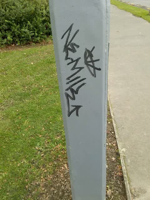 Graffiti, a report photo