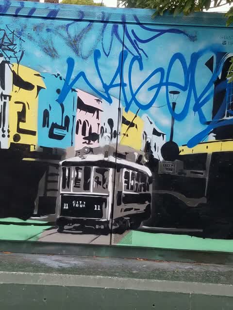 Graffiti, a report photo