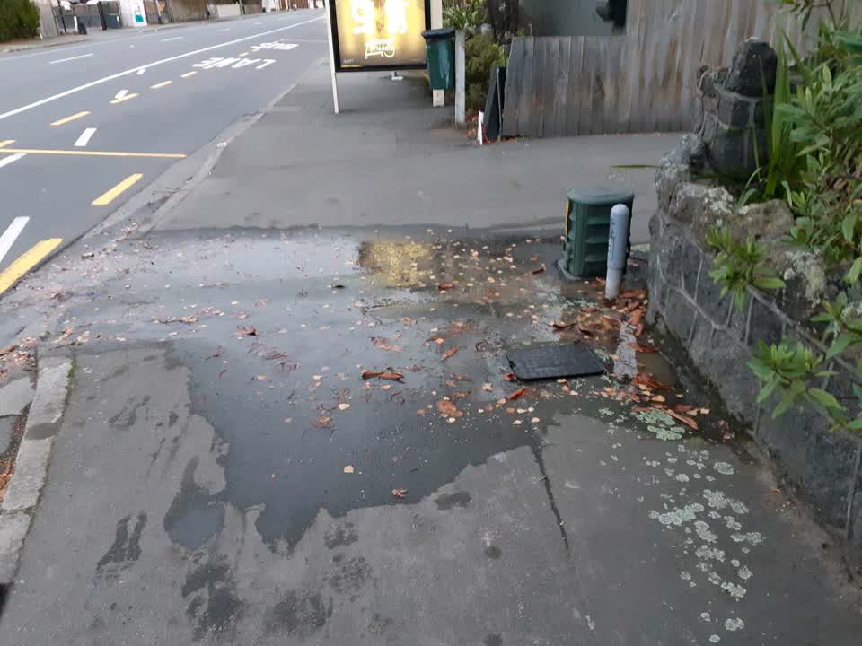 The photograph attached to this water supply report