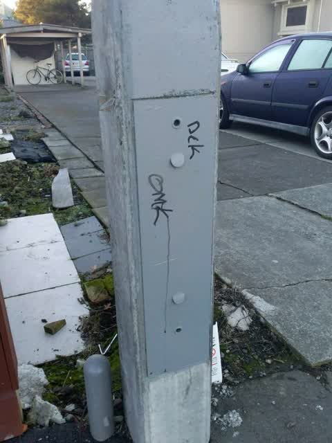 Graffiti, a report photo