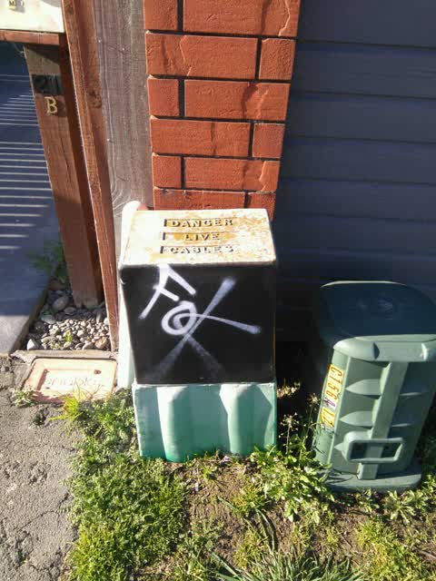 Graffiti, a report photo
