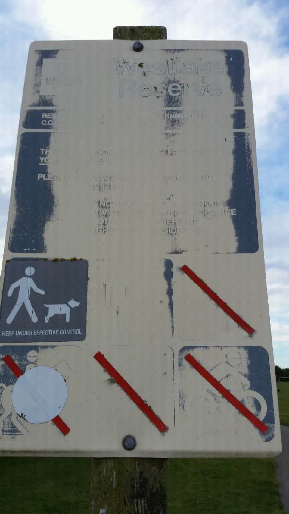 The photograph attached to this parks report