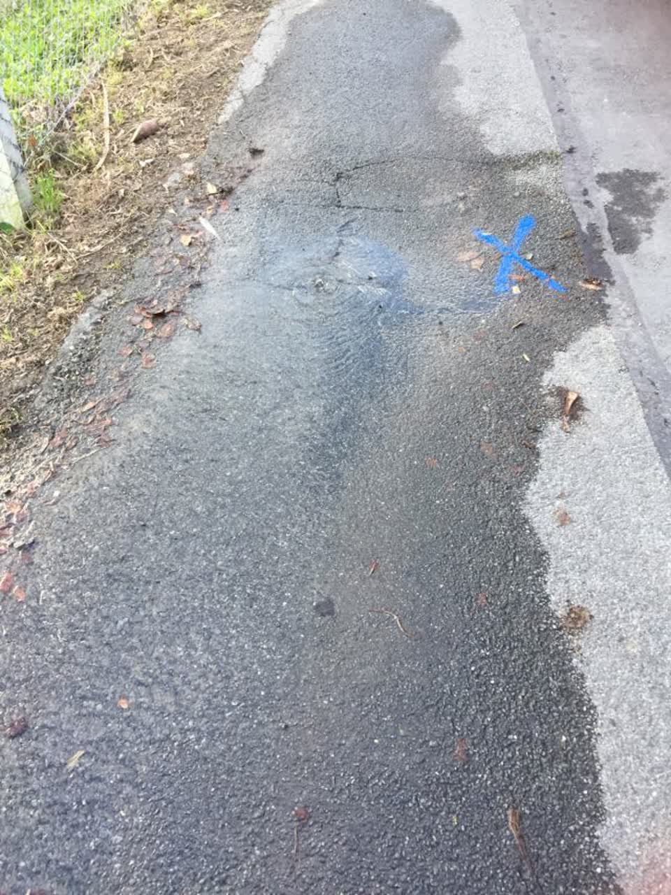 The photograph attached to this wastewater/stormwater report