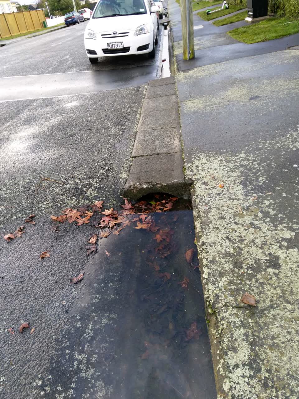 The photograph attached to this wastewater/stormwater report