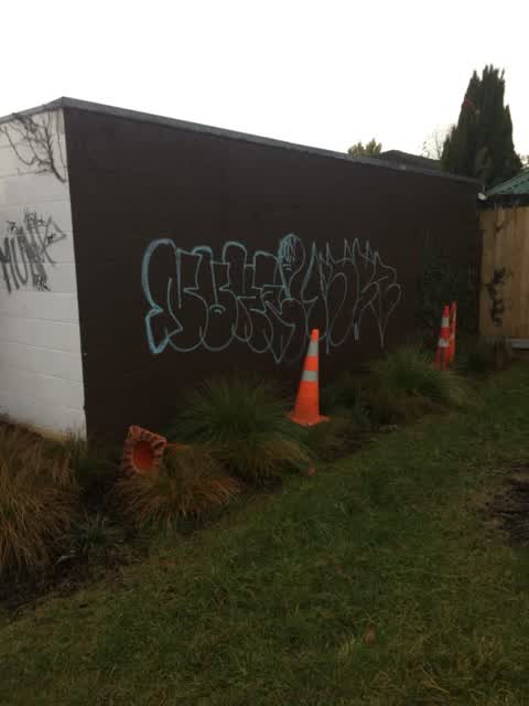 Graffiti, a report photo