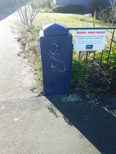 Graffiti, a report photo